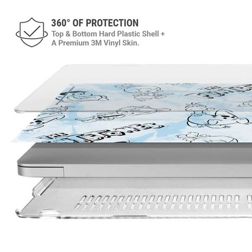 The Flinstones The Flintstones Tie Dye Print MacBook Air 15in (2023-2025) Case plus Skin